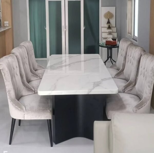 8 seater dinning set with console table - Image 4