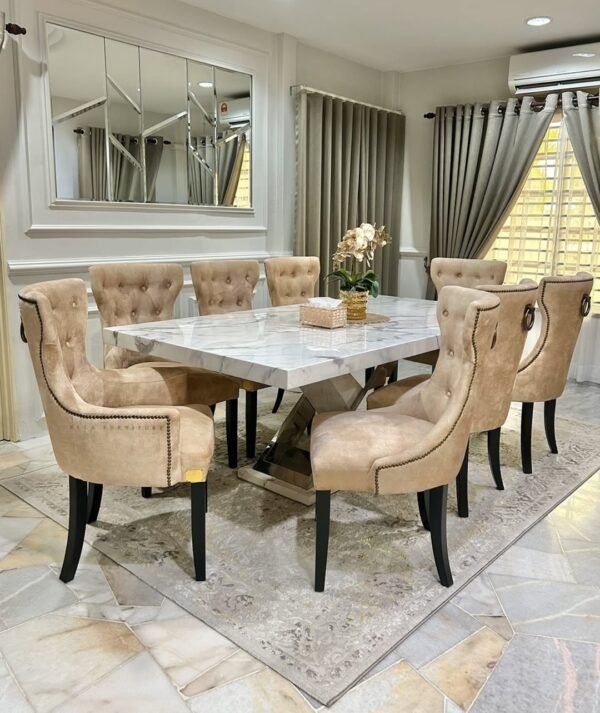 8 seater Elegant wooden dinning set - Image 3