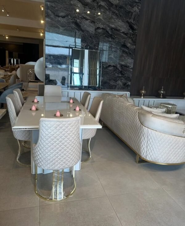 6 seater Luxurious dinning set - Image 2
