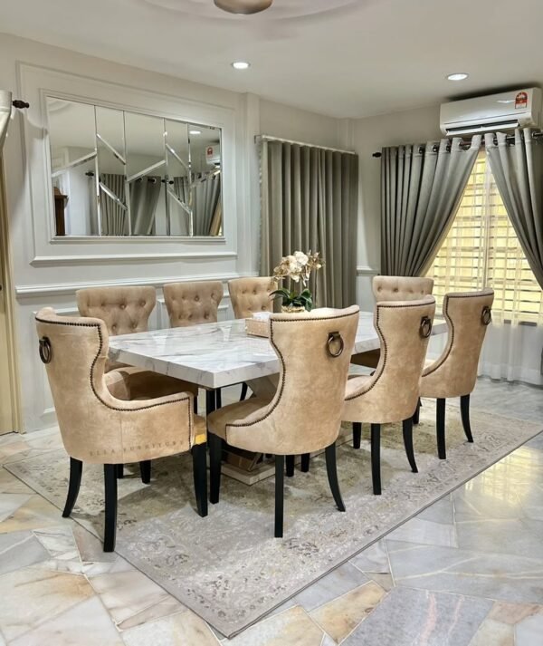 8 seater Elegant wooden dinning set - Image 2
