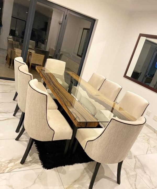 Wooden dinning 8 seater